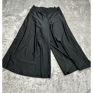 NSI Ladies Pants Super Wide Leg Women's Size XL Black Boho‎ Chic EUC